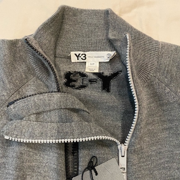 100% authentic Y-3 double zip sweater - Picture 4 of 5